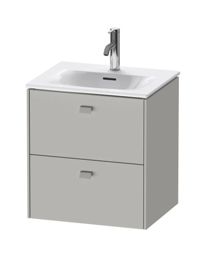 Тумба бетонно-серый матовый 52 см Duravit Brioso BR430900707