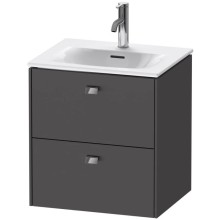 Тумба графит матовый 52 см Duravit Brioso BR430901049