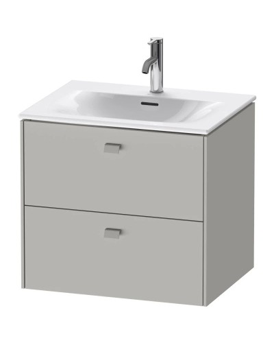 Тумба бетонно-серый матовый 62 см Duravit Brioso BR431000707