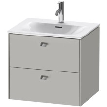 Тумба бетонно-серый матовый 62 см Duravit Brioso BR431001007