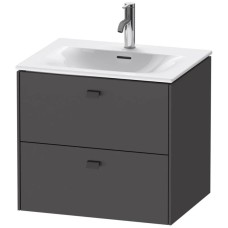 Тумба графит матовый 62 см Duravit Brioso BR431004949