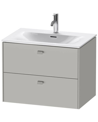 Тумба бетонно-серый матовый 72 см Duravit Brioso BR431100707