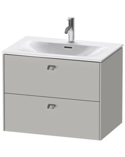 Тумба бетонно-серый матовый 72 см Duravit Brioso BR431101007
