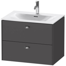 Тумба графит матовый 72 см Duravit Brioso BR431101049