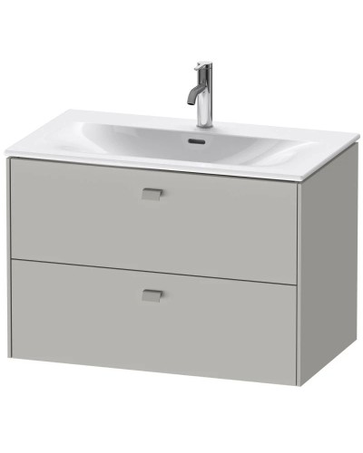 Тумба бетонно-серый матовый 82 см Duravit Brioso BR431200707