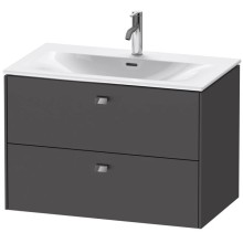 Тумба графит матовый 82 см Duravit Brioso BR431201049