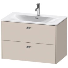 Тумба тауп матовый 82 см Duravit Brioso BR431201091