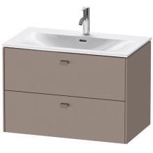 Тумба базальт матовый 82 см Duravit Brioso BR431204343
