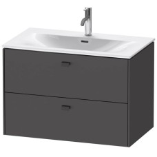 Тумба графит матовый 82 см Duravit Brioso BR431204949