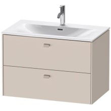Тумба тауп матовый 82 см Duravit Brioso BR431209191