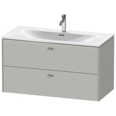 Тумба бетонно-серый матовый 102 см Duravit Brioso BR431300707