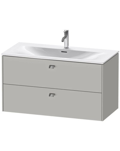 Тумба бетонно-серый матовый 102 см Duravit Brioso BR431301007