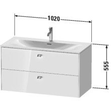 Тумба лен 102 см Duravit Brioso BR431301075