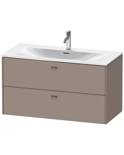 Тумба базальт матовый 102 см Duravit Brioso BR431304343
