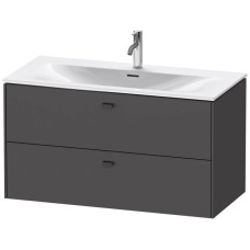 Тумба графит матовый 102 см Duravit Brioso BR431304949