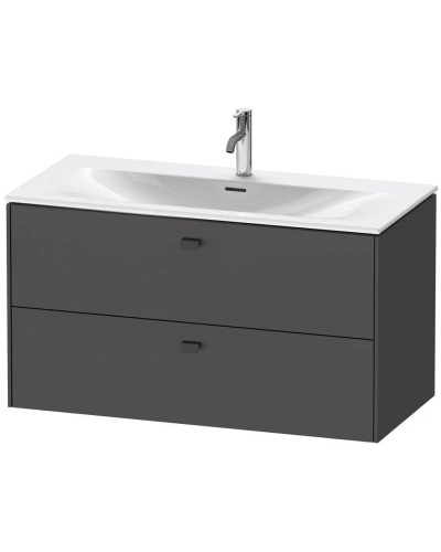 Тумба графит матовый 102 см Duravit Brioso BR431304949