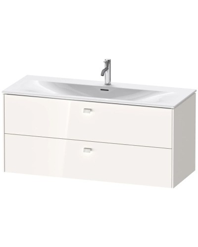 Тумба белый глянец 122 см Duravit Brioso BR431402222