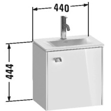 Тумба лен 44 см Duravit Brioso BR4208R1075