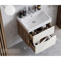 Тумба бежевый/дуб веллингтон 53,2 см Акватон Оливия 1A254201OLVG0