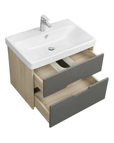 Тумба грей/дуб ойстер 68,2 см Акватон Оливия 1A254301OLUG0