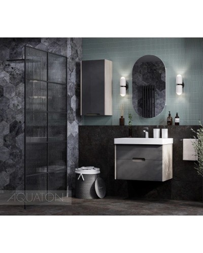 Тумба грей/дуб ойстер 68,2 см Акватон Оливия 1A254301OLUG0