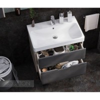 Тумба грей/дуб ойстер 68,2 см Акватон Оливия 1A254301OLUG0