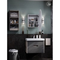 Тумба грей/дуб ойстер 68,2 см Акватон Оливия 1A254301OLUG0