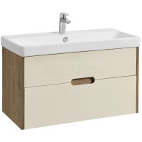 Тумба бежевый/дуб веллингтон 88,2 см Акватон Оливия 1A254401OLVG0