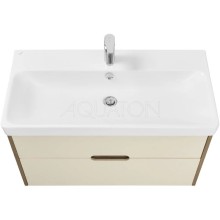 Тумба бежевый/дуб веллингтон 88,2 см Акватон Оливия 1A254401OLVG0