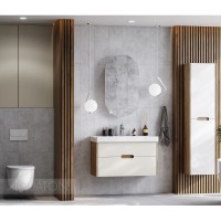 Тумба бежевый/дуб веллингтон 88,2 см Акватон Оливия 1A254401OLVG0