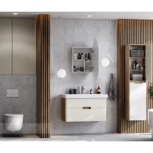 Тумба бежевый/дуб веллингтон 88,2 см Акватон Оливия 1A254401OLVG0