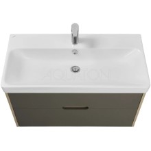 Тумба грей/дуб ойстер 88,2 см Акватон Оливия 1A254401OLUG0