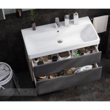 Тумба грей/дуб ойстер 88,2 см Акватон Оливия 1A254401OLUG0