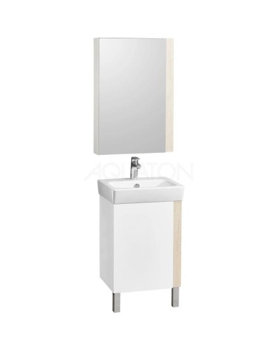 Тумба дуб верона/белый глянец 47,2 см Акватон Кантри 1A257801AHB20