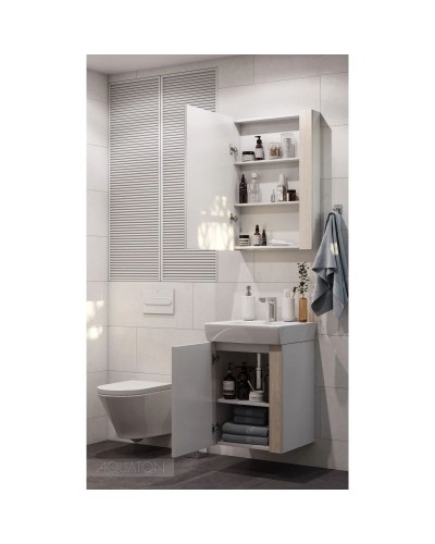 Тумба дуб верона/белый глянец 47,2 см Акватон Кантри 1A257801AHB20