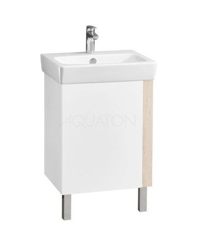 Тумба дуб верона/белый глянец 51,2 см Акватон Кантри 1A257601AHB20