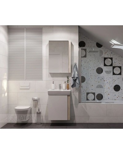 Тумба дуб верона/белый глянец 51,2 см Акватон Кантри 1A257601AHB20