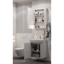 Тумба дуб верона/белый глянец 51,2 см Акватон Кантри 1A257601AHB20