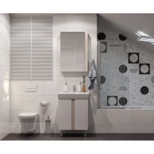 Тумба дуб верона/белый глянец 56,7 см Акватон Кантри 1A257401AHB20