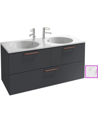 Тумба белый мрамор 120 см Jacob Delafon Odeon Rive Gauche EB2545-R9-NR4