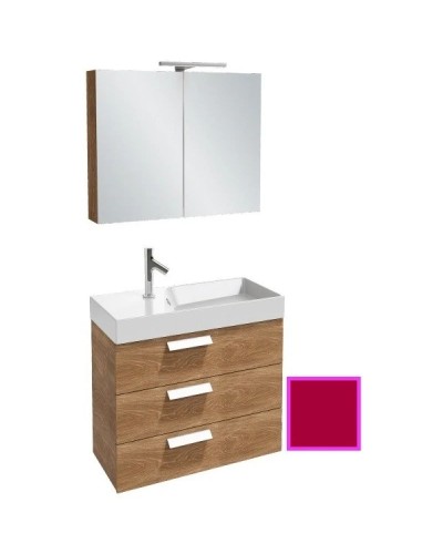 Тумба малиновый глянец 79,5 см Jacob Delafon Rythmik EB1308-R3