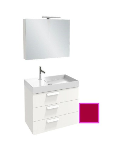 Тумба малиновый глянец 79,5 см Jacob Delafon Rythmik EB1309-R3