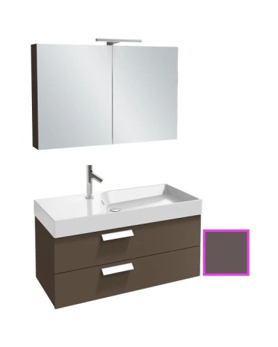 Тумба светло-коричневый глянец 99,5 см Jacob Delafon Rythmik EB1310-G80