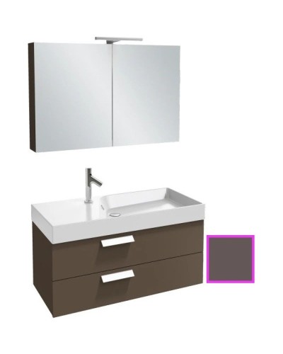 Тумба светло-коричневый глянец 99,5 см Jacob Delafon Rythmik EB1304-G80