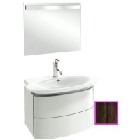 Тумба палисандр шпон 66 см 2 ящика Jacob Delafon Presquile EB1103-V13