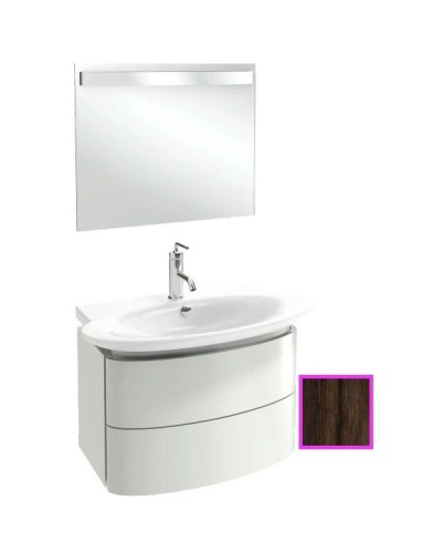 Тумба палисандр шпон 66 см 2 ящика Jacob Delafon Presquile EB1103-V13