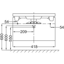 Тумба светло-коричневый глянец 41,8 см Jacob Delafon Reve EB1138-G80