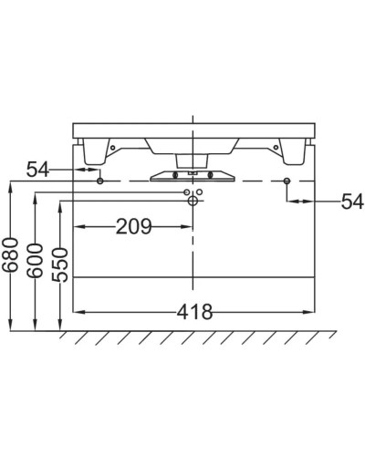 Тумба светло-коричневый глянец 41,8 см Jacob Delafon Reve EB1138-G80
