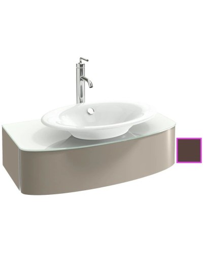 Тумба ледяной коричневый глянец 83 см Jacob Delafon Presquile EB1106-N23