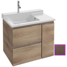 Тумба медный бетон 76 см 2 ящика и 1 дверца Jacob Delafon Soprano EB1330-N28